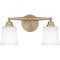 Quoizel Cecilia Bath 2 Lights Bronze Gold CEC8616BGD - alternate 1